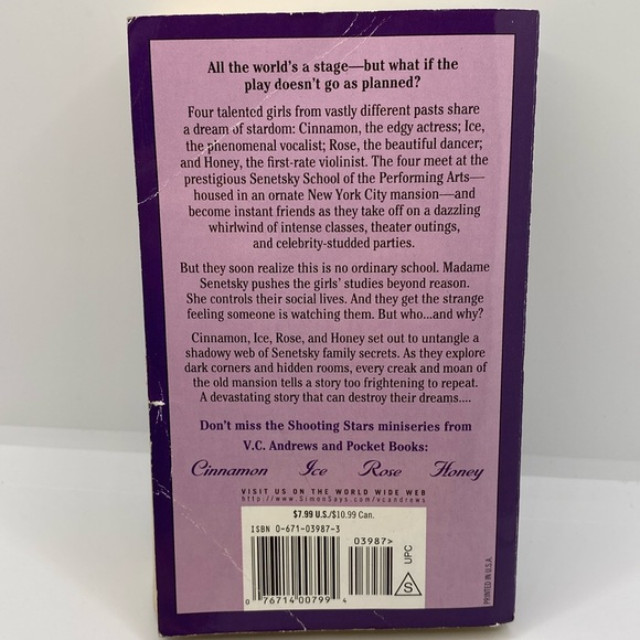 V.C. Andrews 4 Book Bundle Wicked Forest Falling Stars Rose Broken Wings Novels - Picture 5 of 14